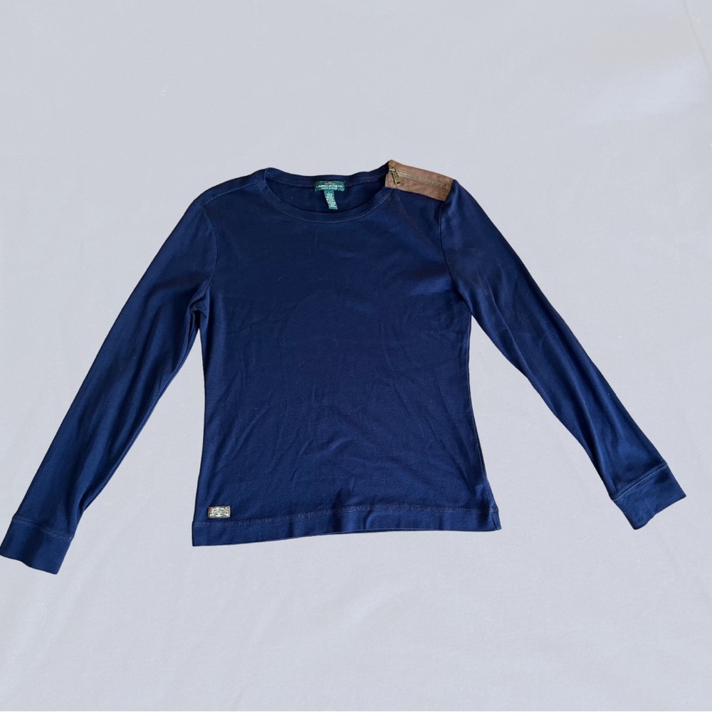 Ralph Lauren Navy Long Sleeve Tee